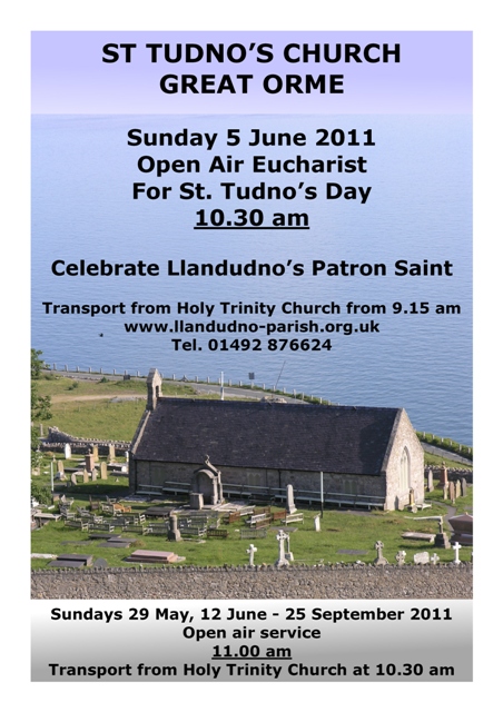 St Tudno's Day poster