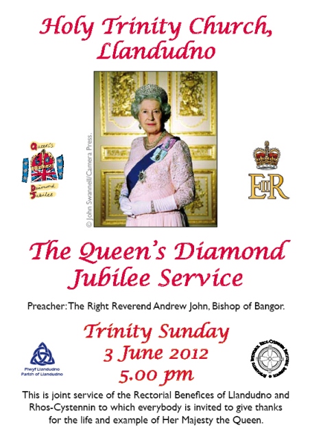 Diamond Jubilee service poster