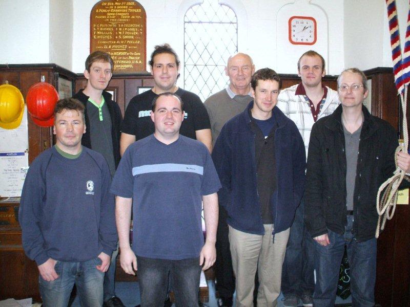 Bellringers from the North Wales Association