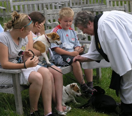 Pet blessing service