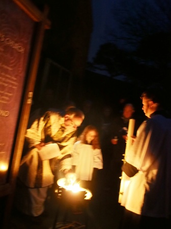 Easter Vigil at St. Tudno's