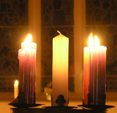 Candles at St. Tudno's Church
