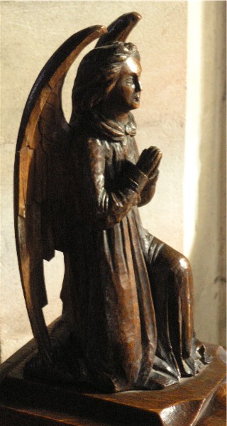 Angel carving